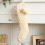Extra Large 46cm White Knitted Christmas Stocking 4