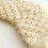 Extra Large 46cm White Knitted Christmas Stocking 5