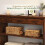 2 Natural Wicker Storage Baskets with Lids 3