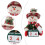 Stijggn Pluche Kerstkabouter Ornament Set 5