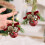 Metal Christmas Bells for Tree Decoration, Red, 14 cm 3
