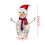 Decoração de boneco de neve para exterior com iluminação (1 peça) 3