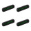 4Pièces Plaques Mobile ABS Durable Noir Pour Parking 10