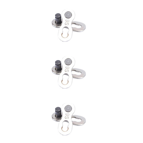 3Paires Maillons De Argentés Pour Velo Accessoire Durable 2
