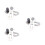 3Paires Maillons De Argentés Pour Velo Accessoire Durable 8
