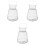 3Pièces Filet Pliable , Argenté, Pour Lac Rivière 3
