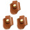 3Pièces Cuir Protection Briquet Marron Clair Usage 4