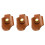 3Pièces Cuir Protection Briquet Marron Clair Usage 6