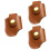 3Pièces Cuir Protection Briquet Marron Clair Usage 8