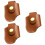 3Pièces Cuir Protection Briquet Marron Clair Usage 9