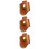 3Pièces Cuir Protection Briquet Marron Clair Usage 10
