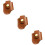 3Pièces Cuir Protection Briquet Marron Clair Usage 11