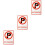 3Pièces Panneaux Interdiction De Stationner Couleurs Vives 5