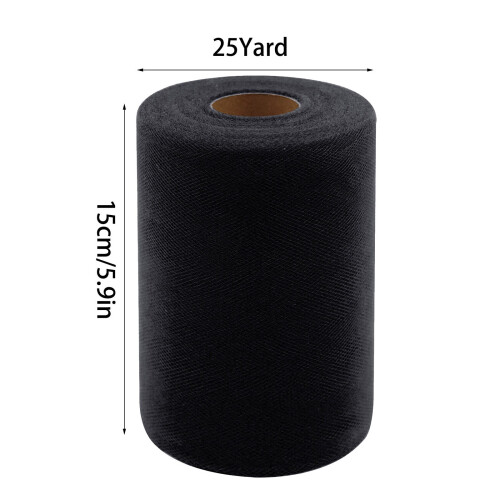 Polyester-Tüllstoffrolle, 15 cm x 23 m 2