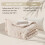 Beige seersucker twin comforter set 5 pieces 5