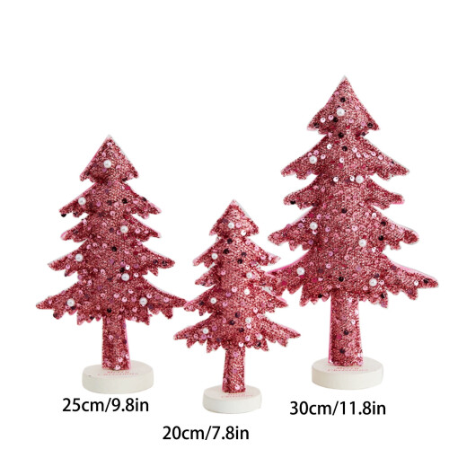 Mini juletrepyntsett av ikke-vevd materiale – 12 cm 2