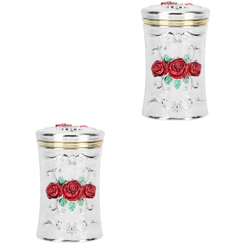 2 Pieces Toothpick Holder Travel Storage Container Rotating Boxes 2