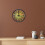 WHAMVOX Crafts Relógio de Parede com Detalhe em Plástico Resistente para Decoração, Multicor, 6,5 polegadas 2