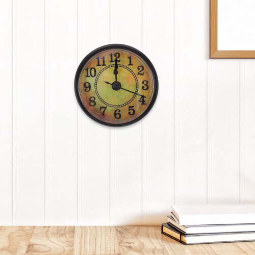 WHAMVOX Crafts Relógio de Parede com Detalhe em Plástico Resistente para Decoração, Multicor, 6,5 polegadas 2