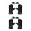 2Paires Hiver USB Cuir Noir Pour Usage Outdoor 4