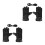 2Paires Hiver USB Cuir Noir Pour Usage Outdoor 7