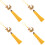4Pièces Suspendus Décor Dragon Rétro Coton Alliage 7