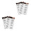 2Pièces Transferts Résistants Eau Aspect Naturel 6