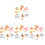 24Pièces Embouts Animaux Multicolores Protection Usage 4