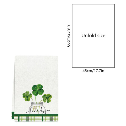 Torchons de cuisine pour la Saint-Patrick 45 x 66 cm 2