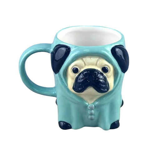 Mug en céramique motif teckel avec anse 3D, 35 cl 1