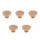 5Pièces Galette Bois Beige Polyvalente 7