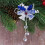 Christmas Bell Pendant Blue Plastic 1 Piece 4