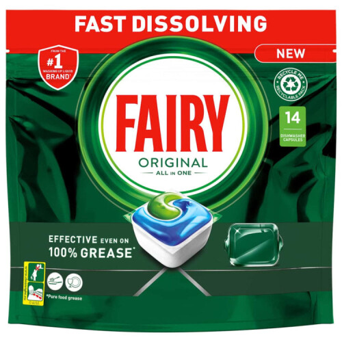 Fairy Fairy All In One Tablets 14 Capsules (Pack of 6) 2
