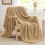 Κουβέρτα 3D Jacquard Camel Fleece, απαλή, άνετη θήκη για καναπέ/κρεβάτι, βελούδινη κουβέρτα 4
