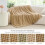 Κουβέρτα 3D Jacquard Camel Fleece, απαλή, άνετη θήκη για καναπέ/κρεβάτι, βελούδινη κουβέρτα 7