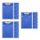 18Pièces Clipboard A5 Résistant Règle 6