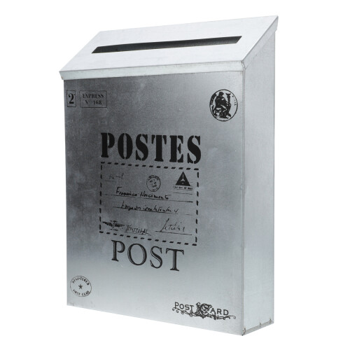 3Pcs Iron Mailbox Wall-Mounted Letter Box for Home Use 1