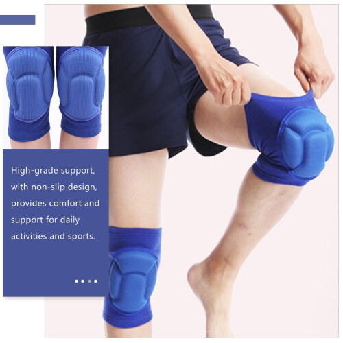 Thickened Sponge Knee Pads Knee Pad Blue 1 Pair 1
