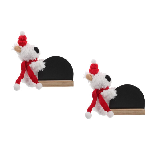 2Ensembles Tableau Peluche Chien Décoratif DIY Parking 2