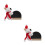 2Ensembles Tableau Peluche Chien Décoratif DIY Parking 5