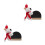 2Ensembles Tableau Peluche Chien Décoratif DIY Parking 7