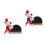 2Ensembles Tableau Peluche Chien Décoratif DIY Parking 9