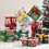12 st presentpapper söt jultomtehatt snögubbe presentpapper 3