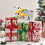 12 st presentpapper söt jultomtehatt snögubbe presentpapper 8