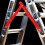 Folding Step Ladder Hinge Replacement Kit, Lightweight Step Ladder Parts Galvanized Metal Hinge Part with Adjustable Angle, Red 2