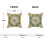 Fodere per cuscini Boho in lino verde stile persiano 18x18 cm, set da 2 6