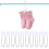 Diaper Pins Safety Plastic Alloy 50 Pcs 2