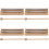 4Pcs Multi Meditation Chimes Wooden Base Music Percussion Instruments 5