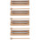4Pcs Multi Meditation Chimes Wooden Base Music Percussion Instruments 8