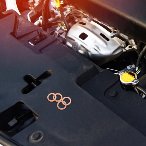 Copper Crush Washers for Brake System Sealing 4PCS 2